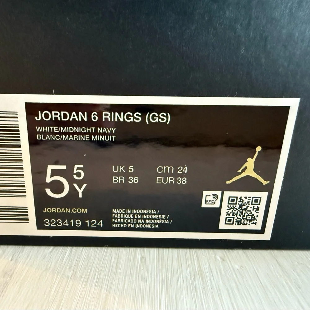 Nike Air Jordan 6‎ Ring (GS) Hightops